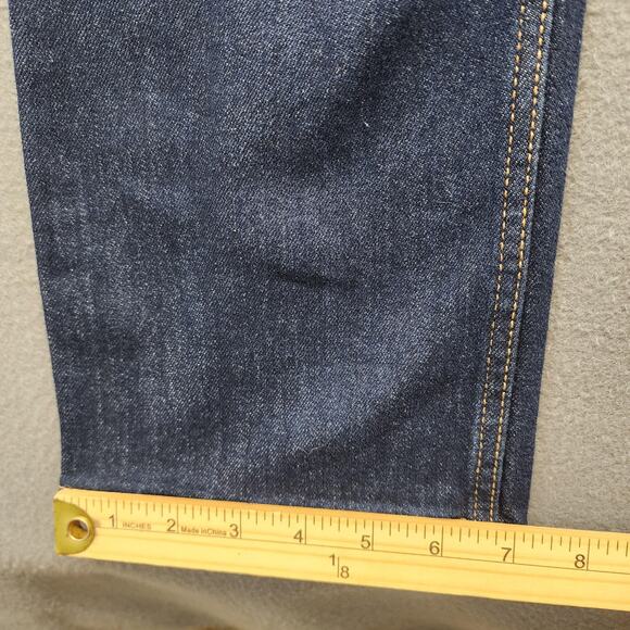 Old Navy Jeans Womens 4 Tall Blue Mid Rise Wow Boot Cut Stretch Denim Classic - Picture 8 of 9